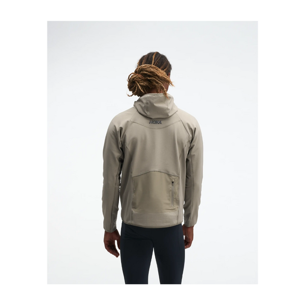 HOKA Men's SkyGlow Half-Zip Pebble Grey