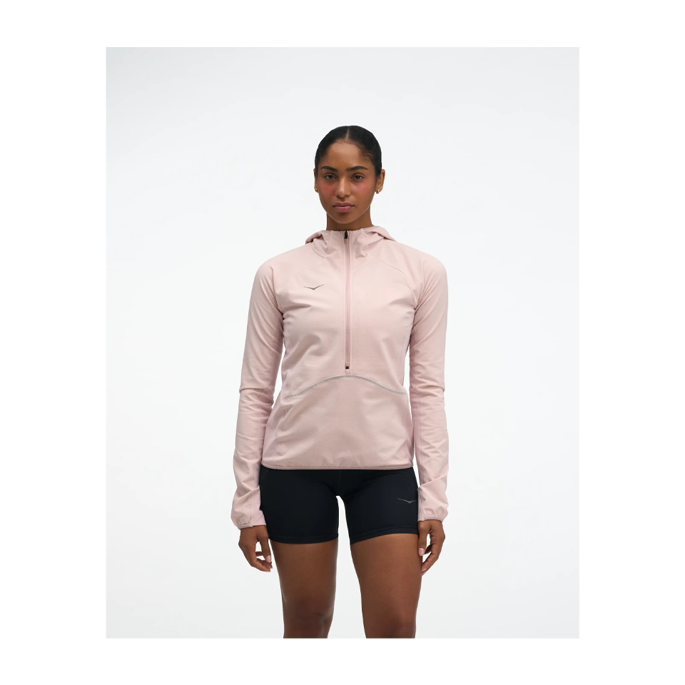 HOKA Women's SkyGlow Half-Zip Pink Opal Main image