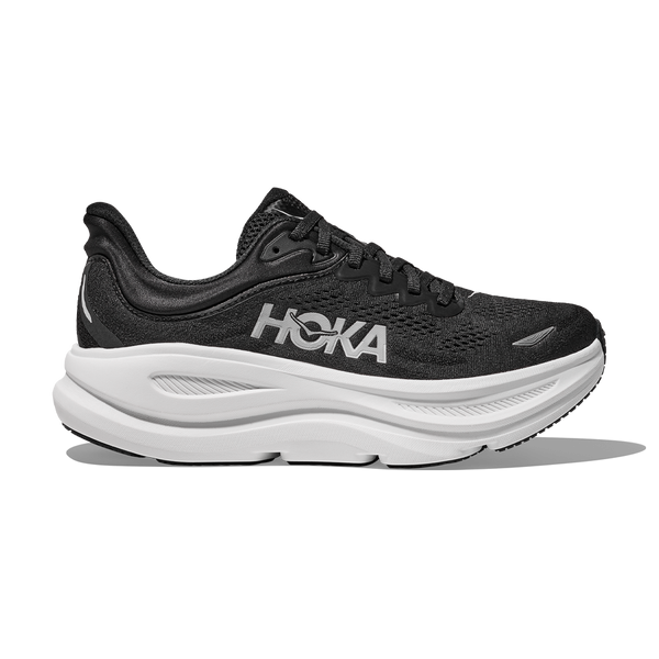 HOKA Men's Bondi 9 Wide Black/White