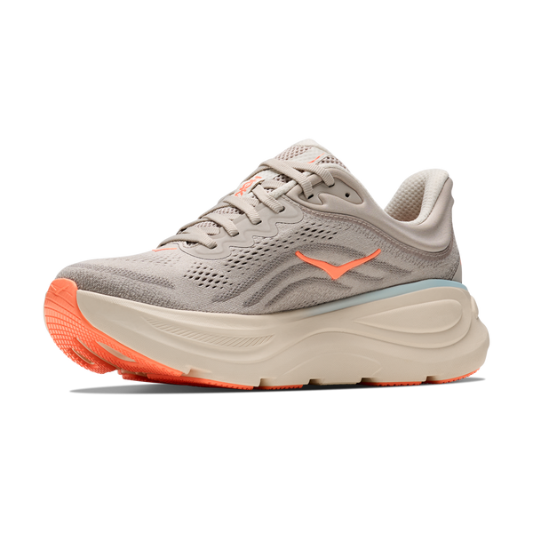 HOKA Women's Bondi 9 Wide River Rock Grey/Mineral Ore