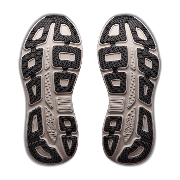 HOKA Men's Bondi 9 Wide Black/River Rock Grey