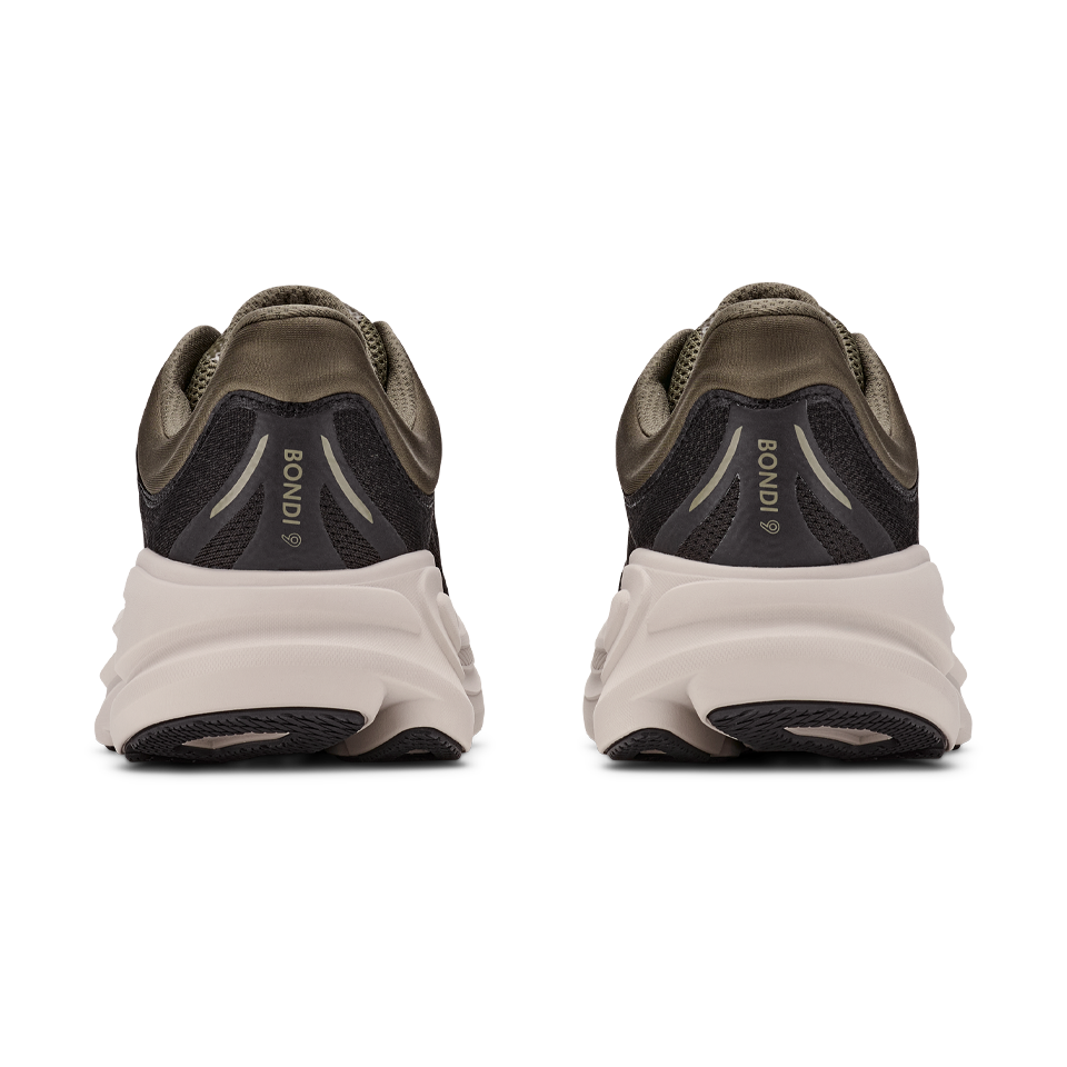 HOKA Men's Bondi 9 Wide Black/River Rock Grey