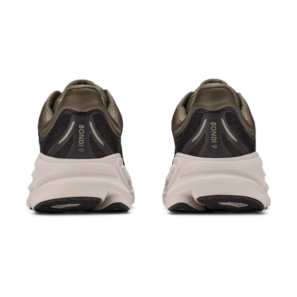 HOKA Men's Bondi 9 Wide Black/River Rock Grey