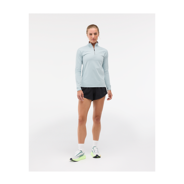 HOKA Women's GlideTech Quarter Zip Mineral Blue