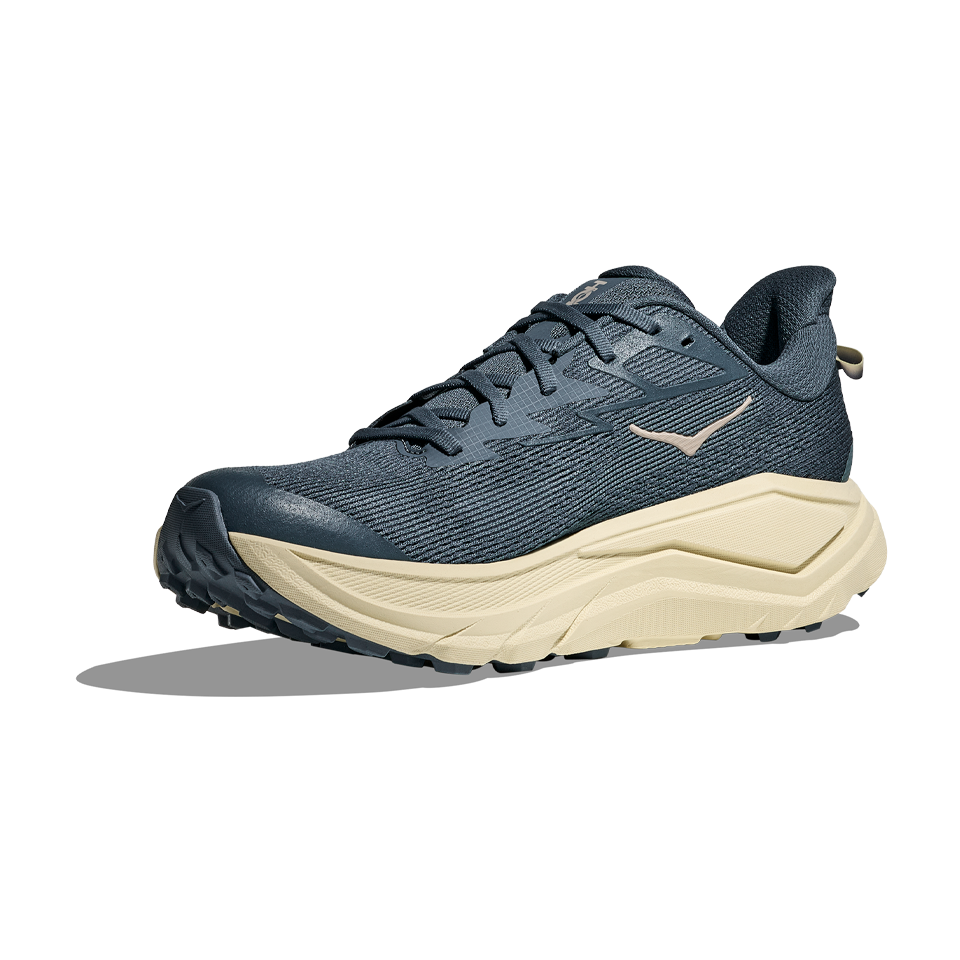 HOKA Men's Challenger 8 Wide Faded Navy/Pampass Grass