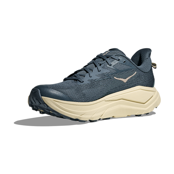 HOKA Men's Challenger 8 Wide Faded Navy/Pampass Grass