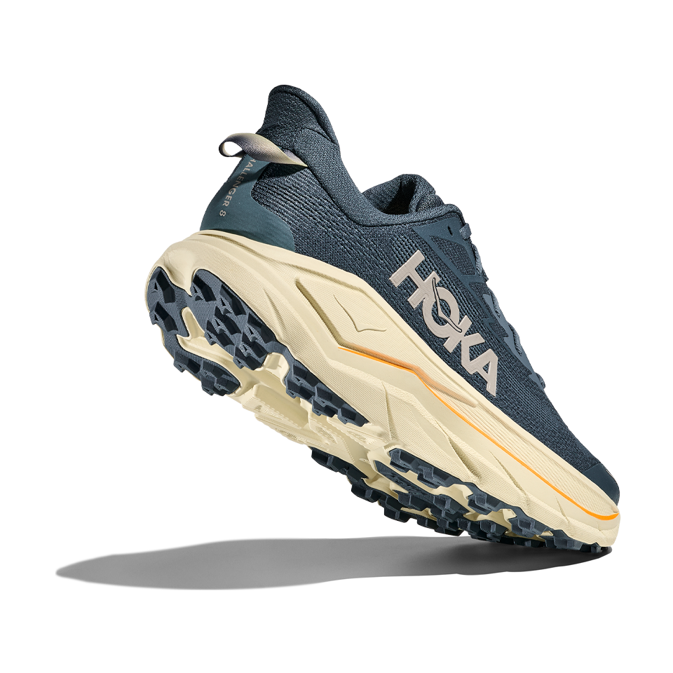 HOKA Men's Challenger 8 Wide Faded Navy/Pampass Grass