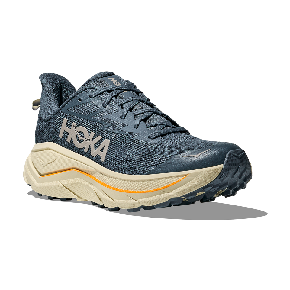HOKA Men's Challenger 8 Wide Faded Navy/Pampass Grass Secondary image