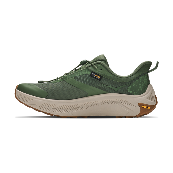 HOKA Men's Transport 2 Wide Nettle Lead/River Rock Grey