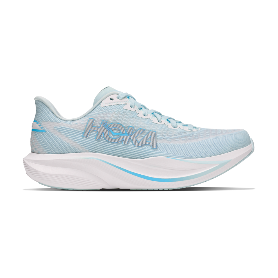 HOKA Women's Mach 7 Glimmering Blue/Frost Main image