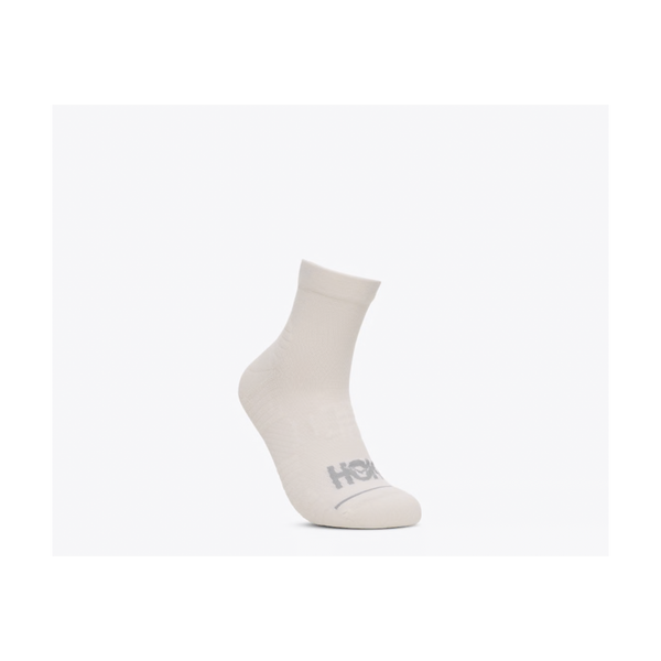 HOKA Quarter Run Sock 3-Pack White/White/White