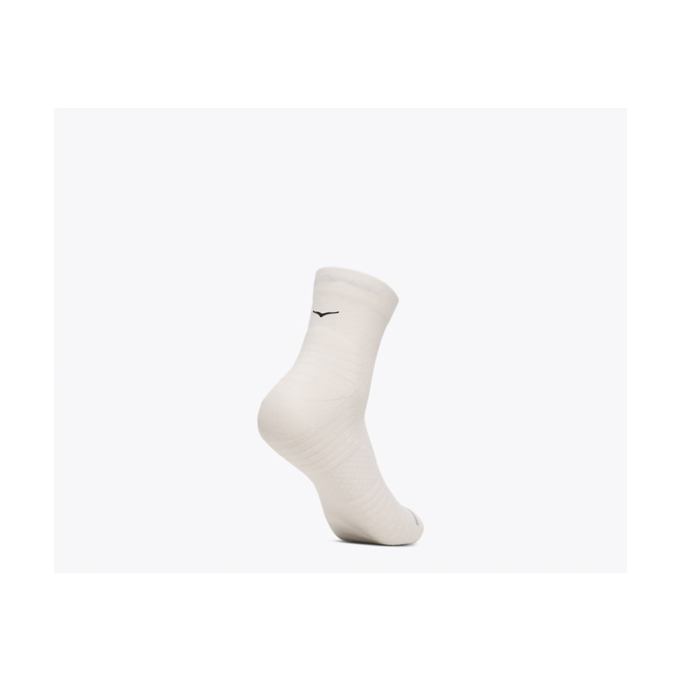 HOKA Quarter Run Sock 3-Pack White/White/White