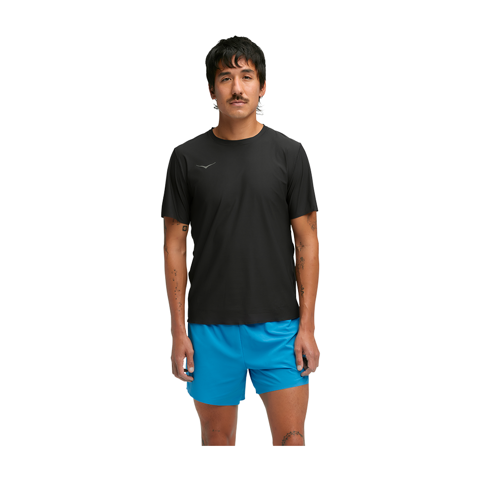 HOKA Men's Airolite Short Sleeve 2.0 Black