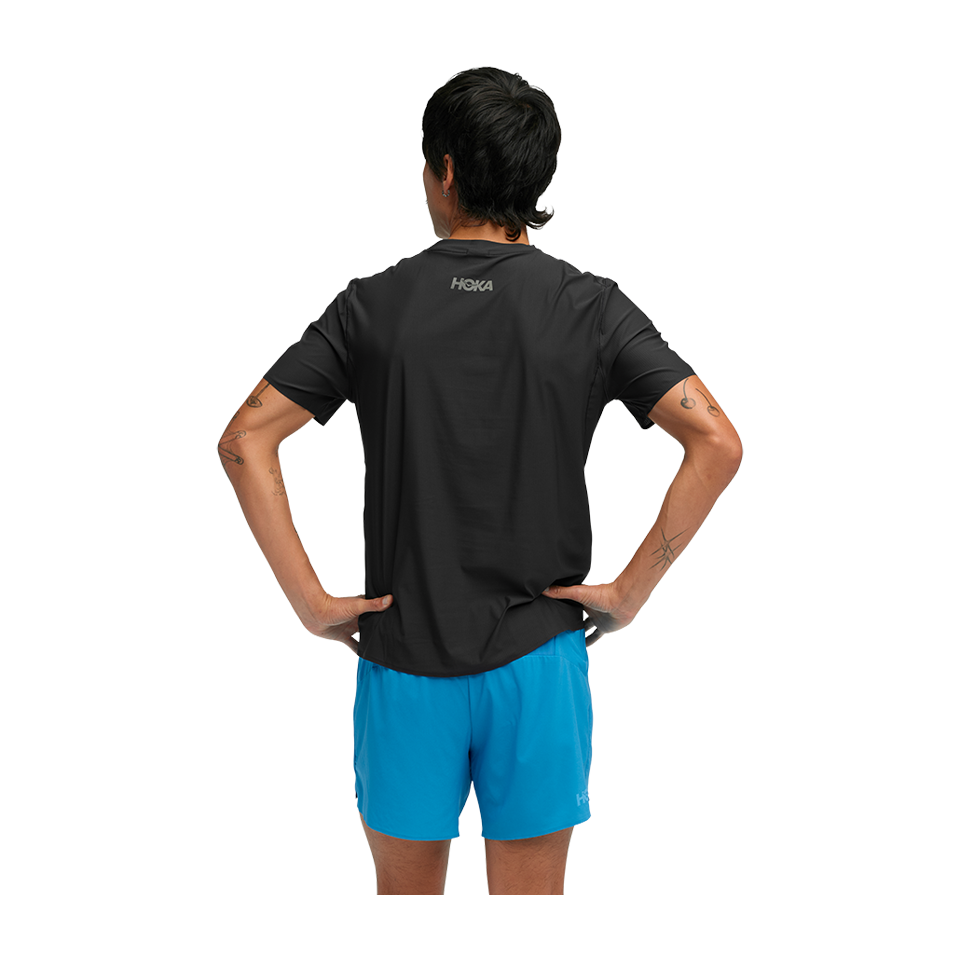 HOKA Men's Airolite Short Sleeve 2.0 Black
