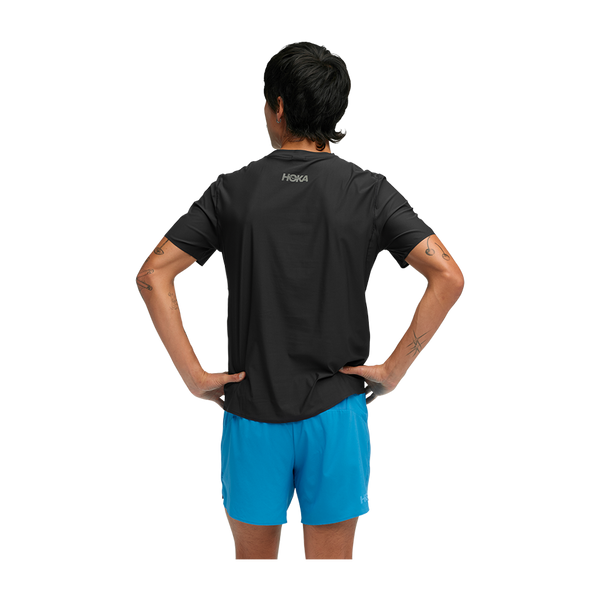 HOKA Men's Airolite Short Sleeve 2.0 Black