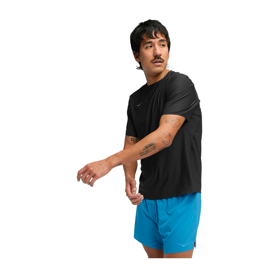 HOKA Men's Airolite Short Sleeve 2.0 Black
