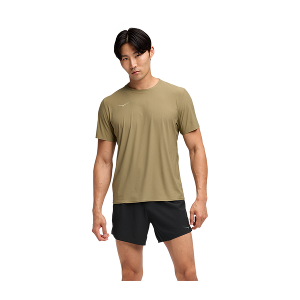 HOKA Men's Airolite Short Sleeve 2.0 Wild Mushroom