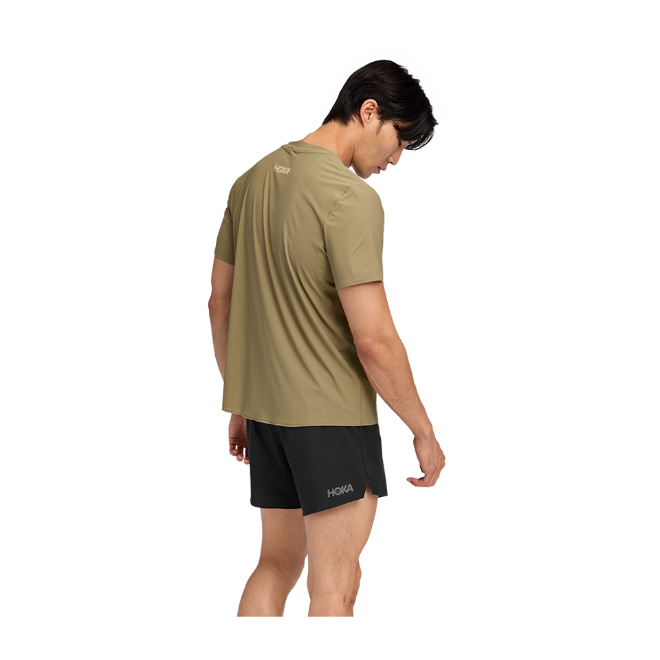 HOKA Men's Airolite Short Sleeve 2.0 Wild Mushroom