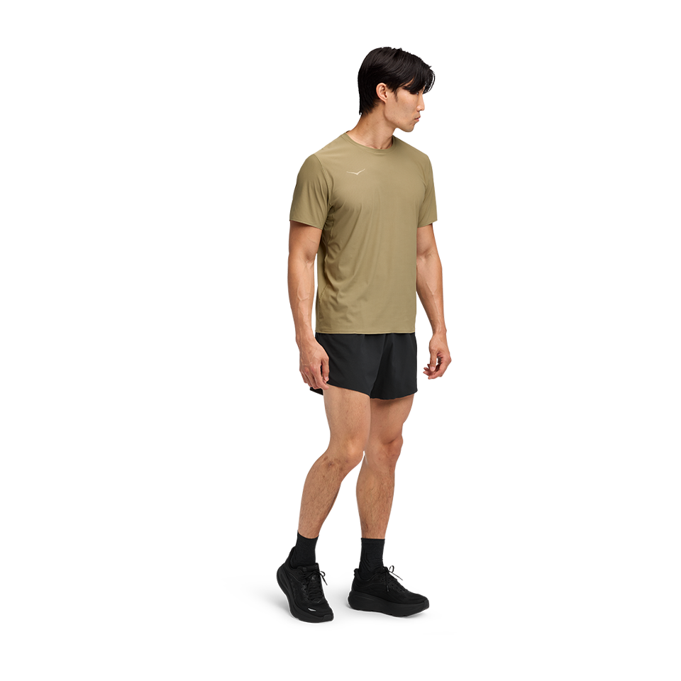 HOKA Men's Airolite Short Sleeve 2.0 Wild Mushroom