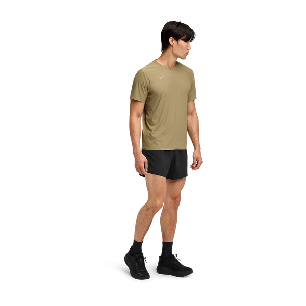 HOKA Men's Airolite Short Sleeve 2.0 Wild Mushroom