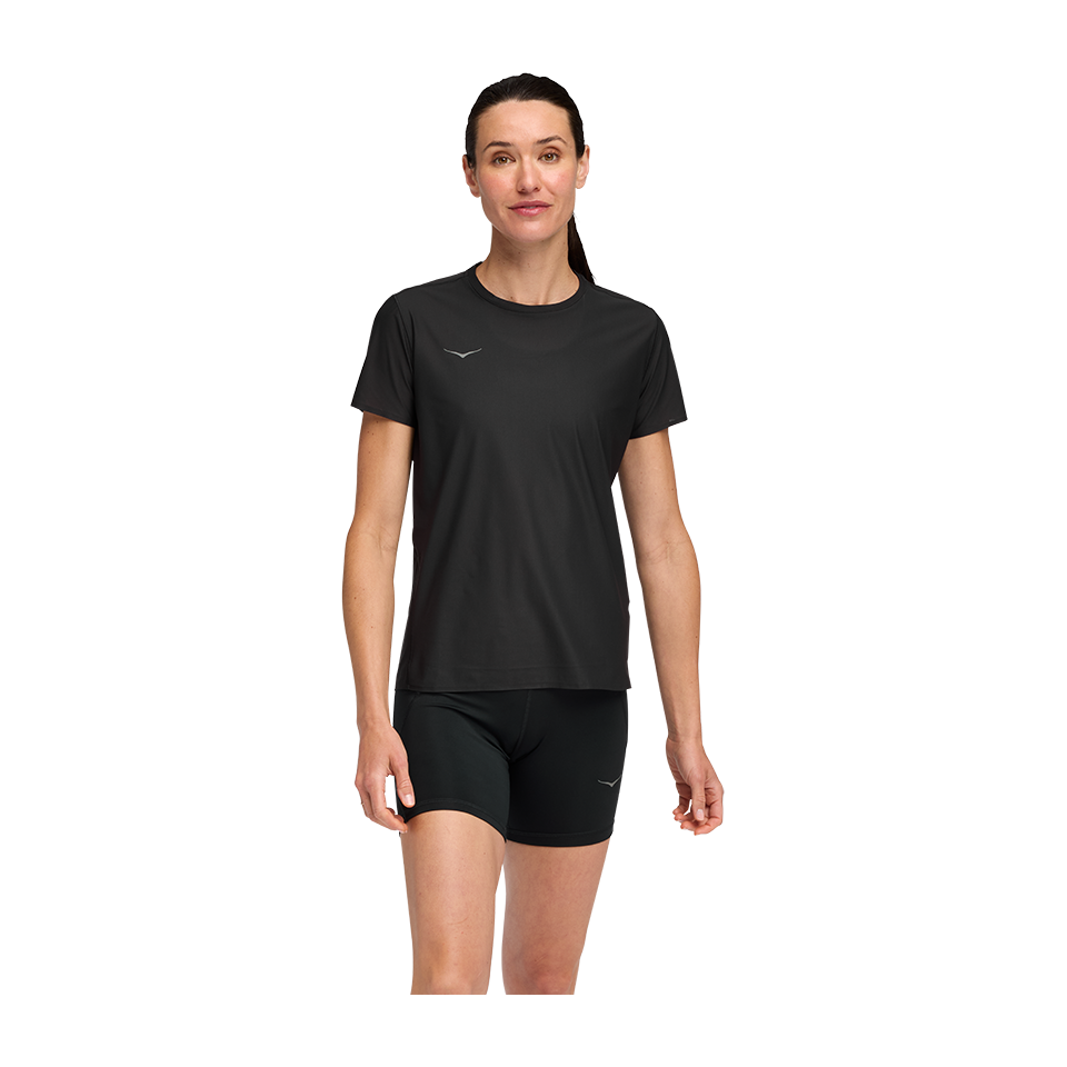 HOKA Women's Airolite Short Sleeve 2.0 Black