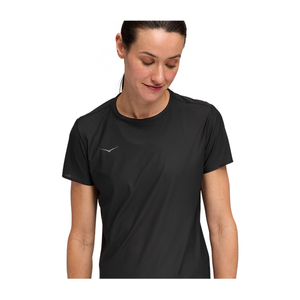 HOKA Women's Airolite Short Sleeve 2.0 Black