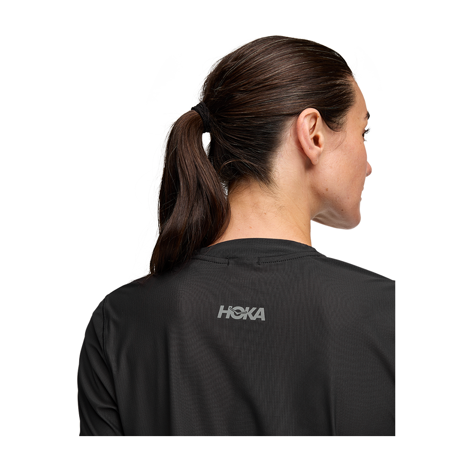 HOKA Women's Airolite Short Sleeve 2.0 Black