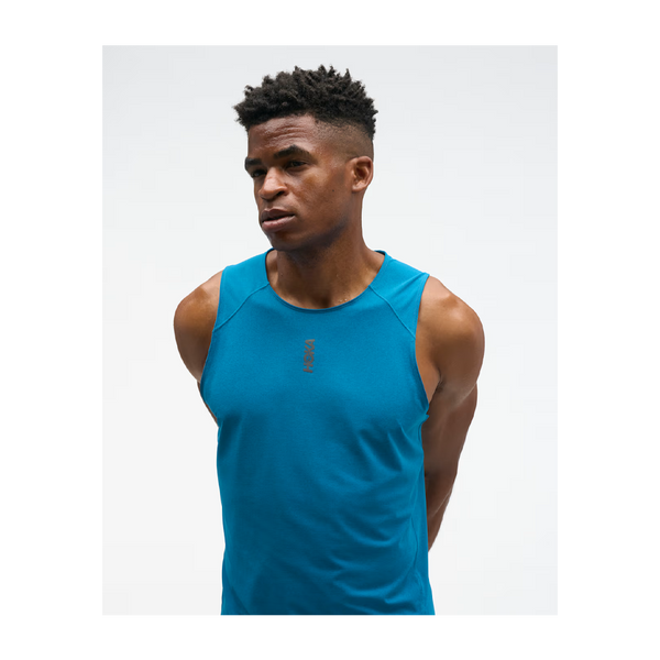 HOKA Men's EveryRun Tank Night Glow Blue