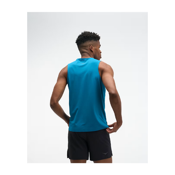HOKA Men's EveryRun Tank Night Glow Blue