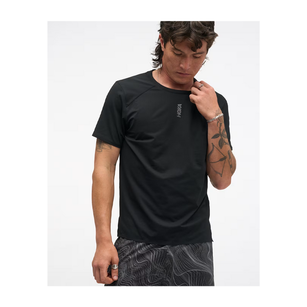 HOKA Men's EveryRun Short Sleeve Black