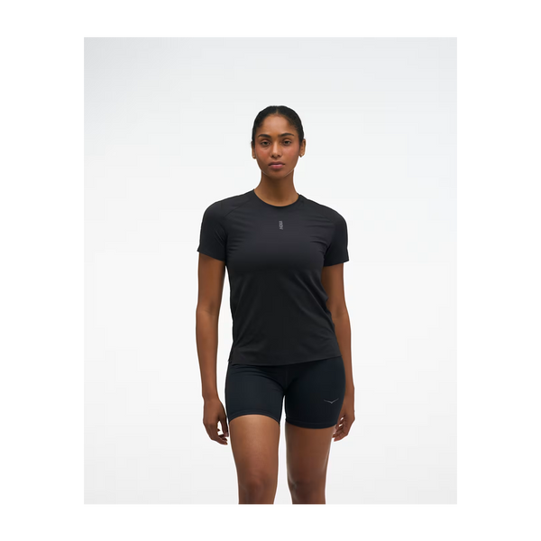 HOKA Women's EveryRun Short Sleeve Black