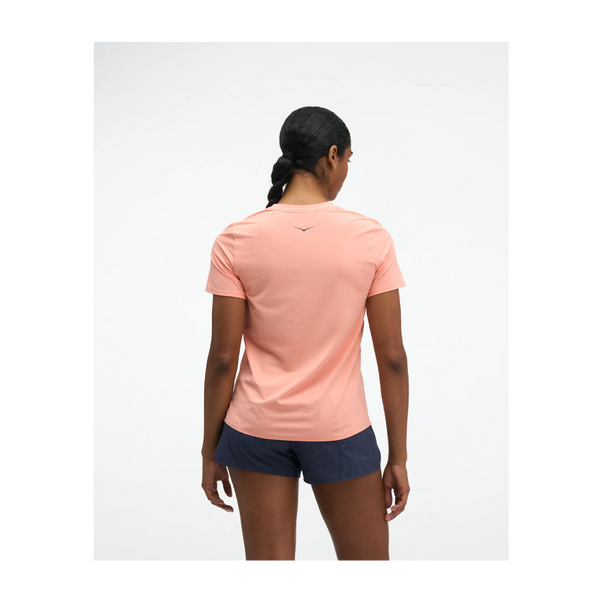 HOKA Women's EveryRun Short Sleeve Sunstone