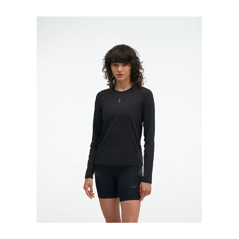 HOKA Women's EveryRun Long Sleeve Black Main image