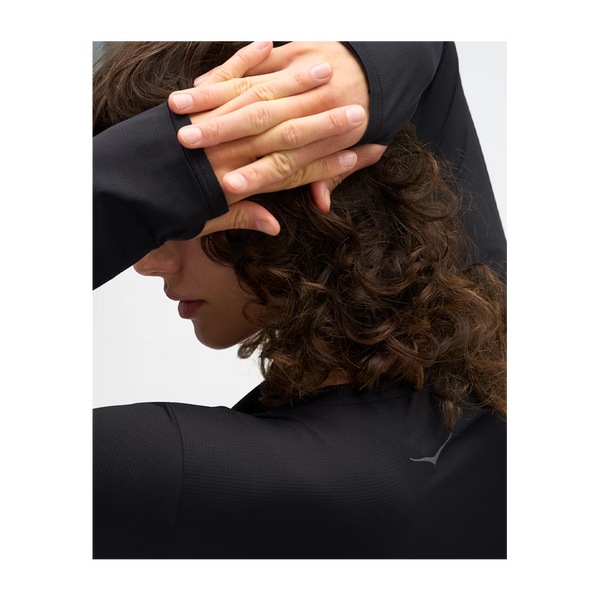 HOKA Women's EveryRun Long Sleeve Black