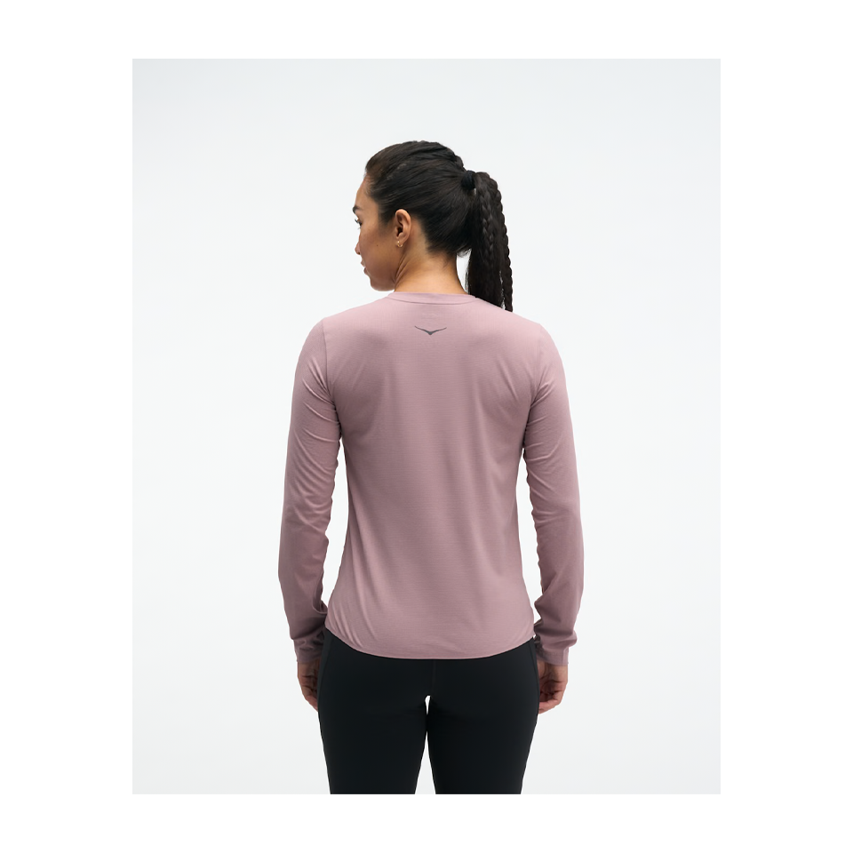 HOKA Women's EveryRun Long Sleeve Quartzite