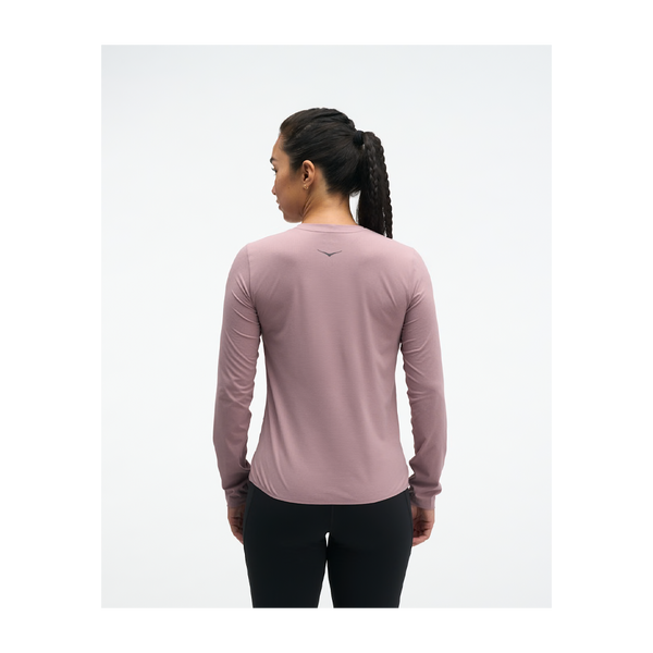 HOKA Women's EveryRun Long Sleeve Quartzite