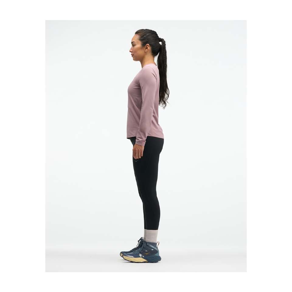HOKA Women's EveryRun Long Sleeve Quartzite