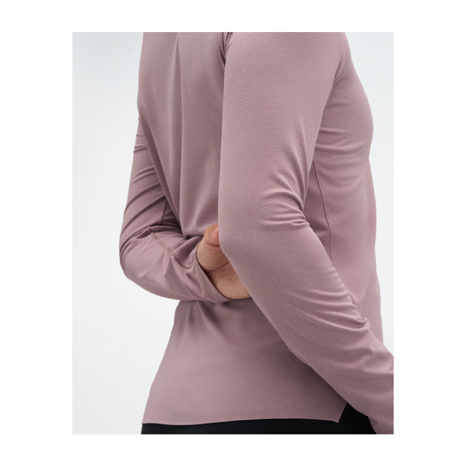 HOKA Women's EveryRun Long Sleeve Quartzite