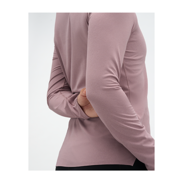 HOKA Women's EveryRun Long Sleeve Quartzite