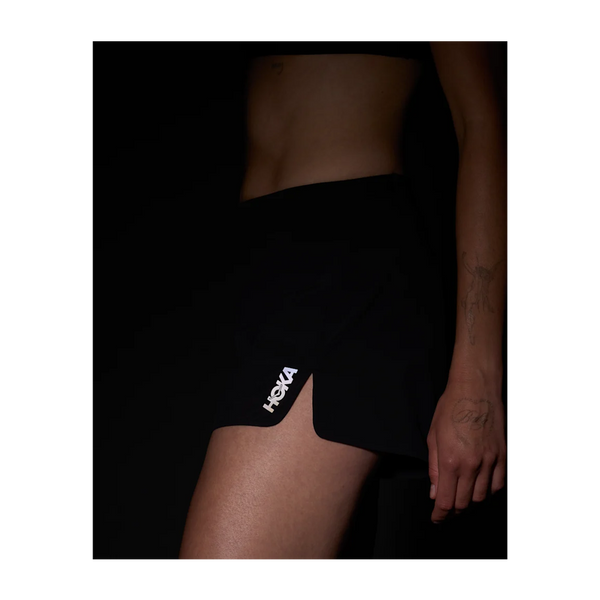 HOKA Women's Glide Short MR 3.5" Brief Black