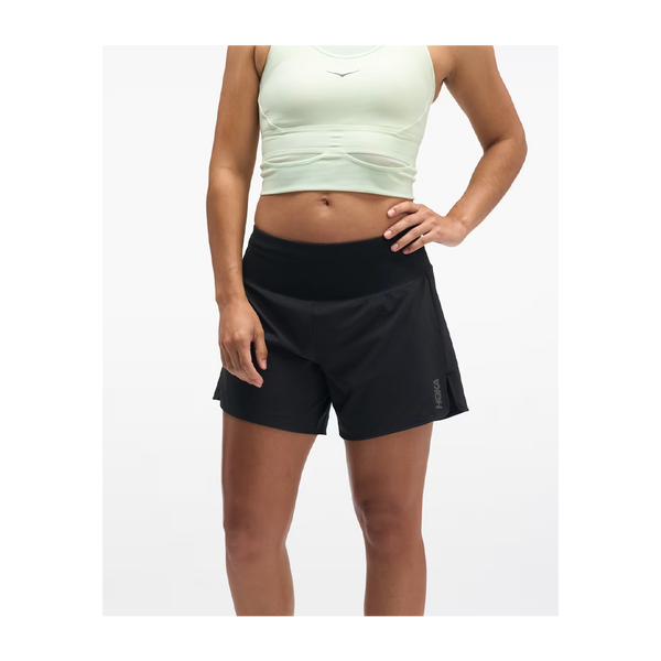 HOKA Women's Glide Short MR 5" 2in1 Black