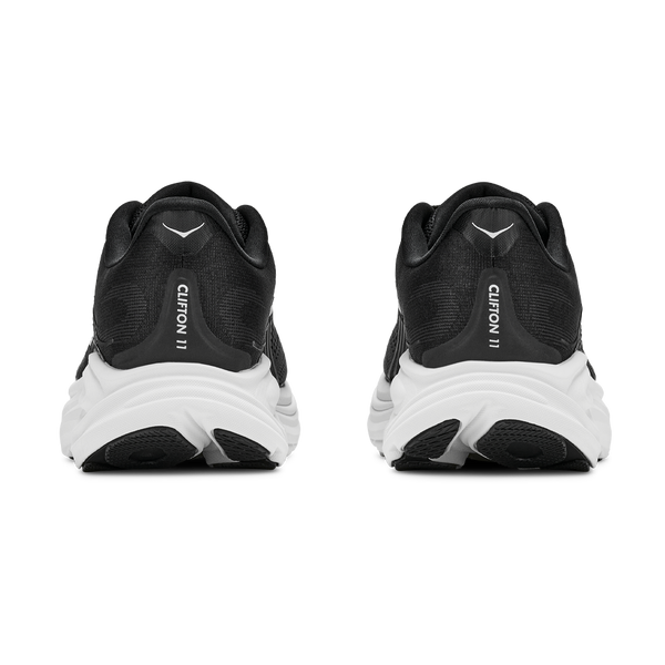 HOKA Men's Clifton 11 Wide Black/White
