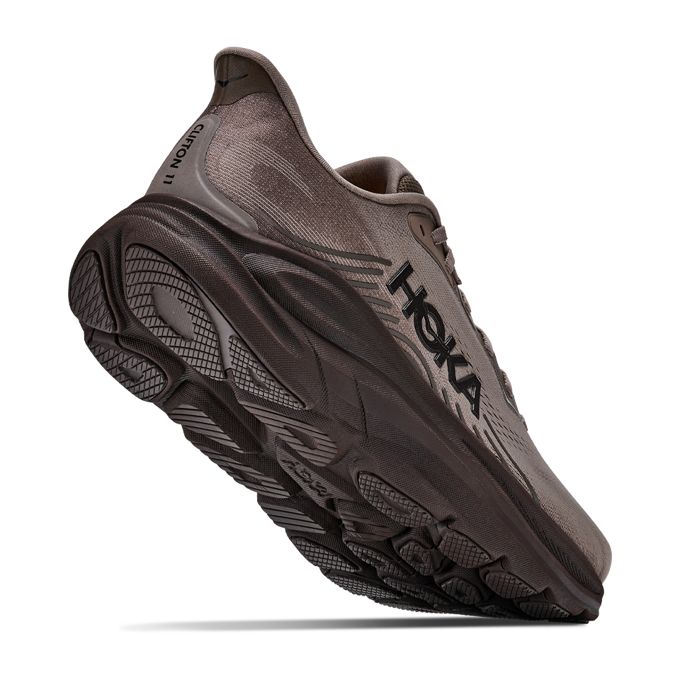 HOKA Men's Clifton 11 Boulder Grey/Pebble Grey