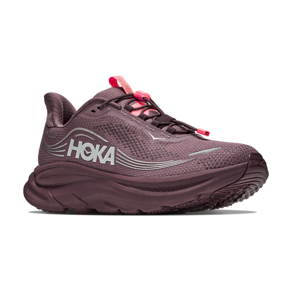 HOKA Women's Clifton 11 GTX Smoky Quartz/Deep Mauve Secondary image