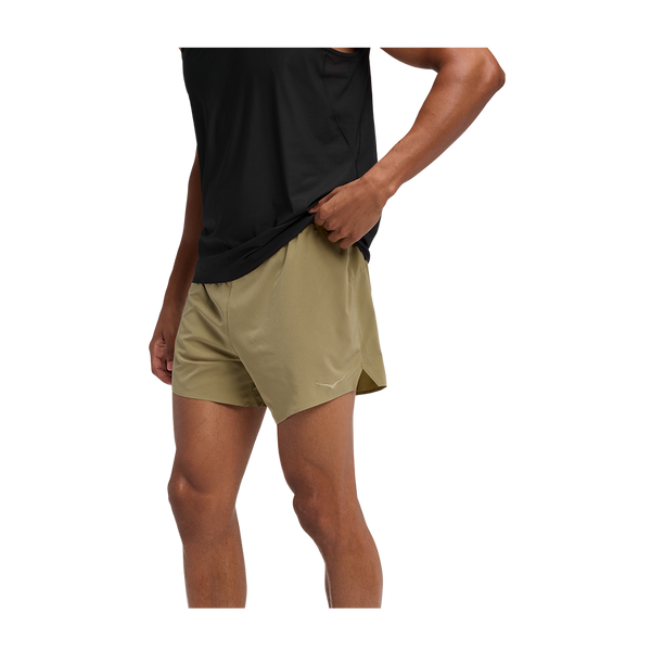HOKA Men's Glide 5'' Short w/ Brief Wild Mushroom