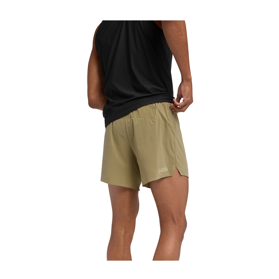 HOKA Men's Glide 5'' Short w/ Brief Wild Mushroom Secondary image