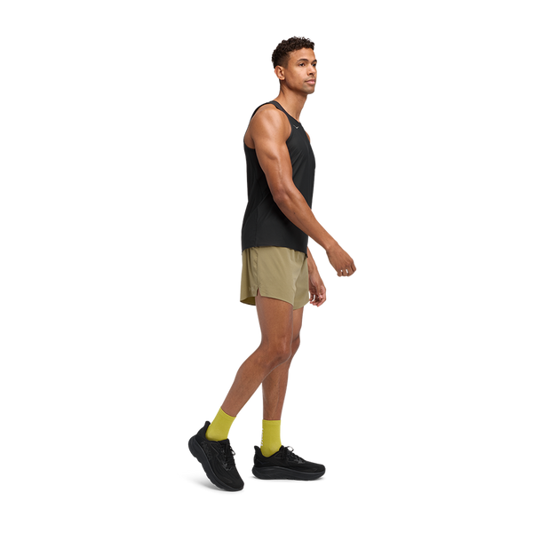 HOKA Men's Glide 5'' Short w/ Brief Wild Mushroom