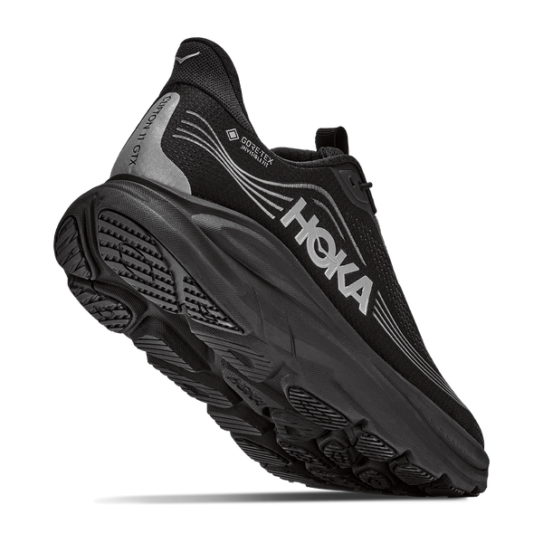 HOKA Men's Clifton 11 GTX Wide Black/Black