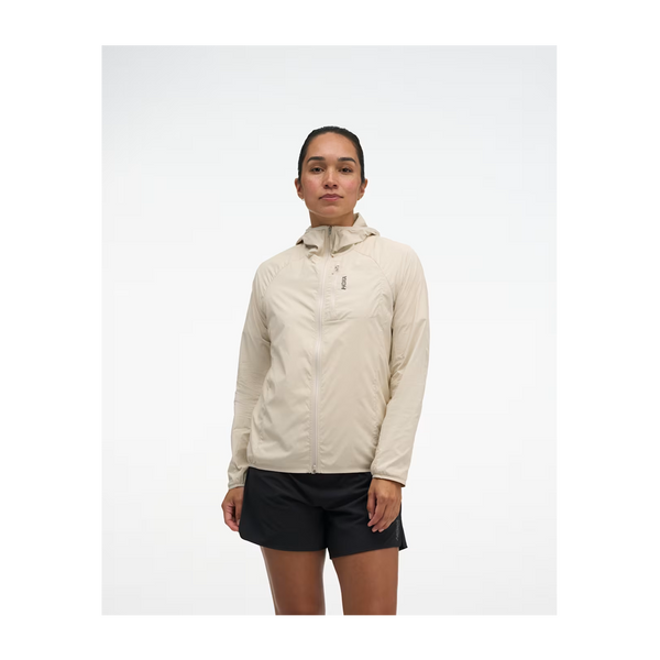 HOKA Women's SkyFlow Wind Jacket Oat Milk