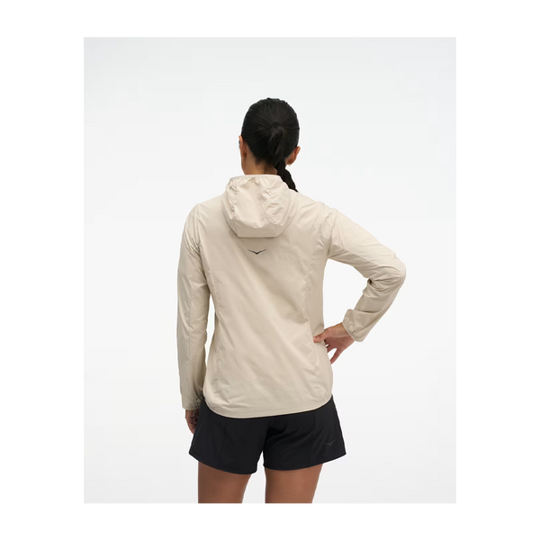 HOKA Women's SkyFlow Wind Jacket Oat Milk